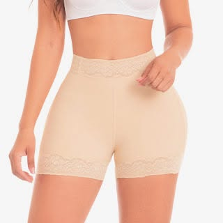 Lace-Waist Power Shorty