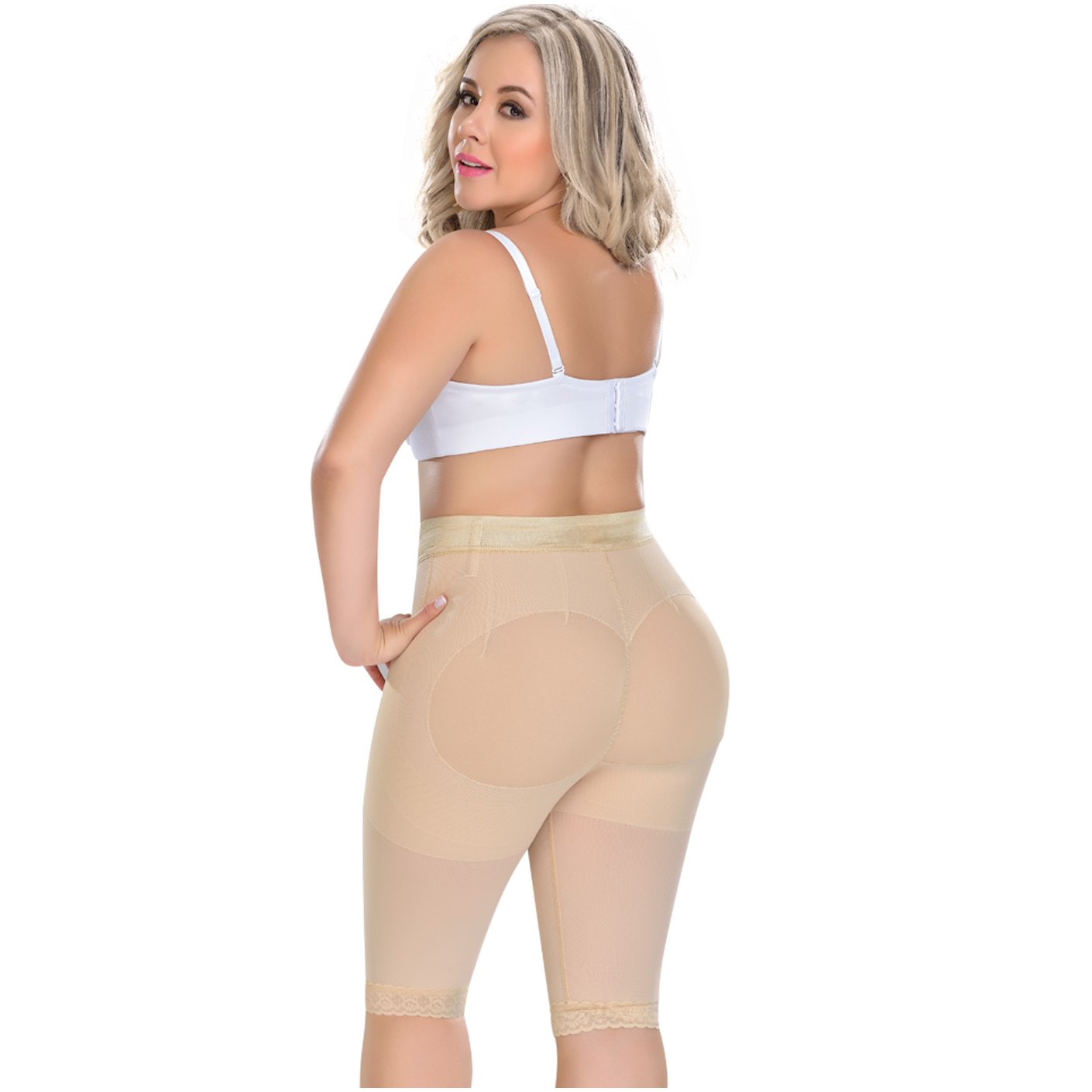 Curvy Knee Short — Back View